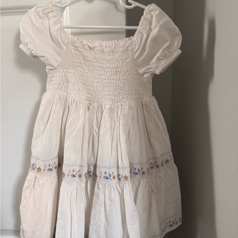 Rachel Zoe Charming Cream Kids Dress